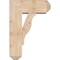 Ekena Millwork Funston Craftsman Smooth Bracket w/ Offset Brace, Douglas Fir, 7 1/2"W x 18"D x 26"H BKT0806X18X26FST04SDF - alternate 3